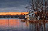 Lakeside Cottage At Sunrise_01823-5